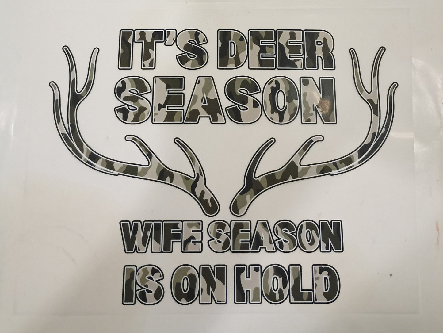 Hunting T-shirt transfers