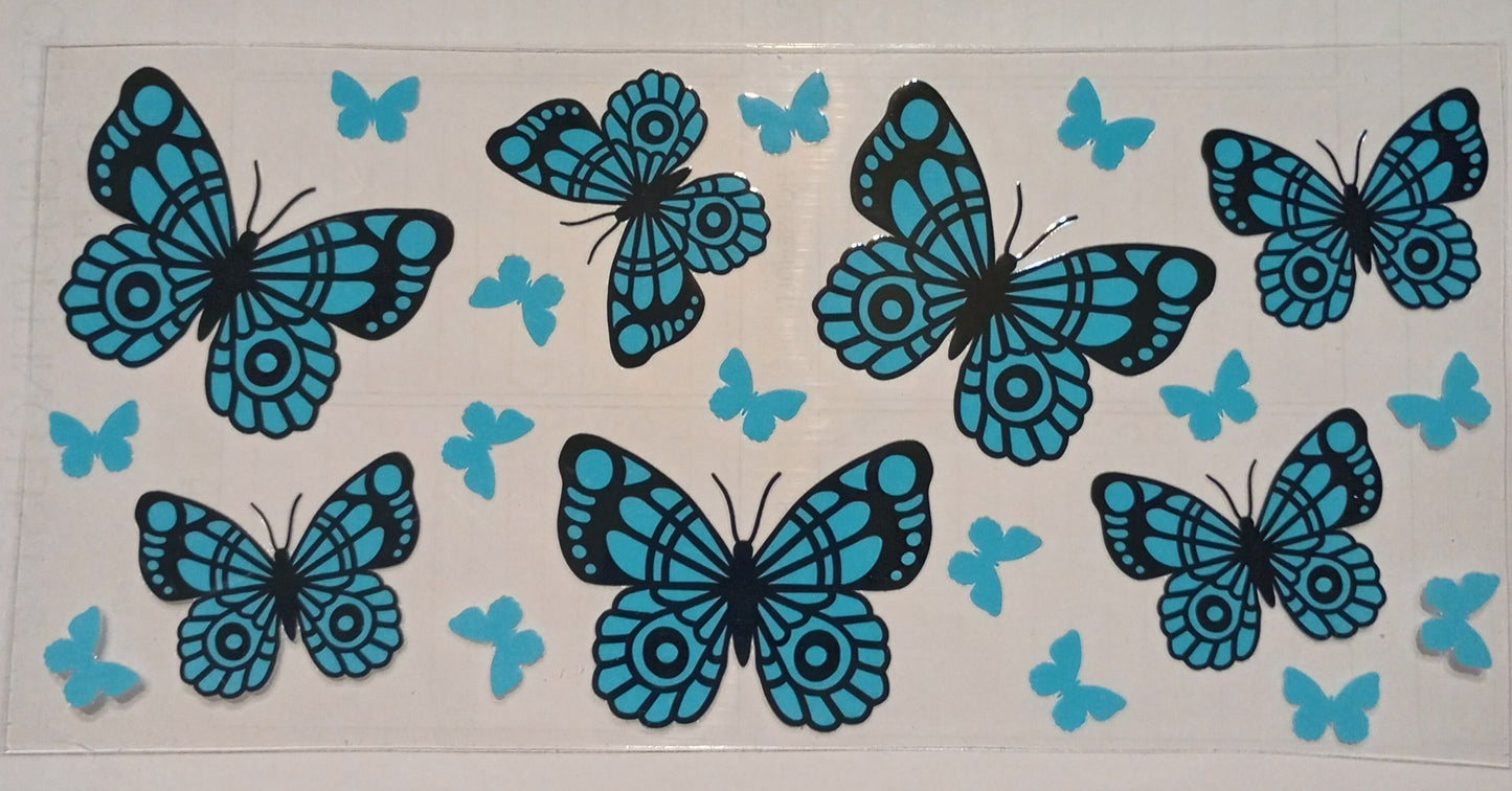 Butterflies and Flowers Cup Wraps