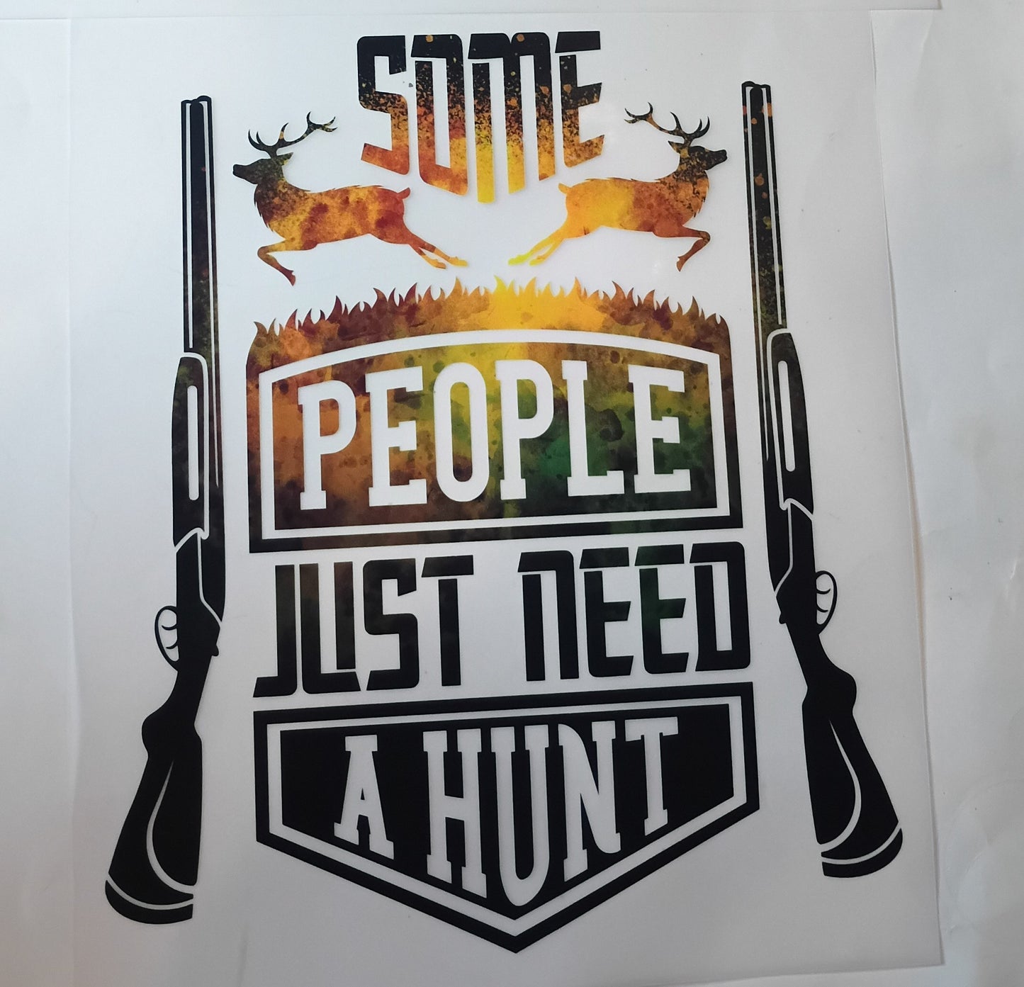 Hunting T-shirt transfers