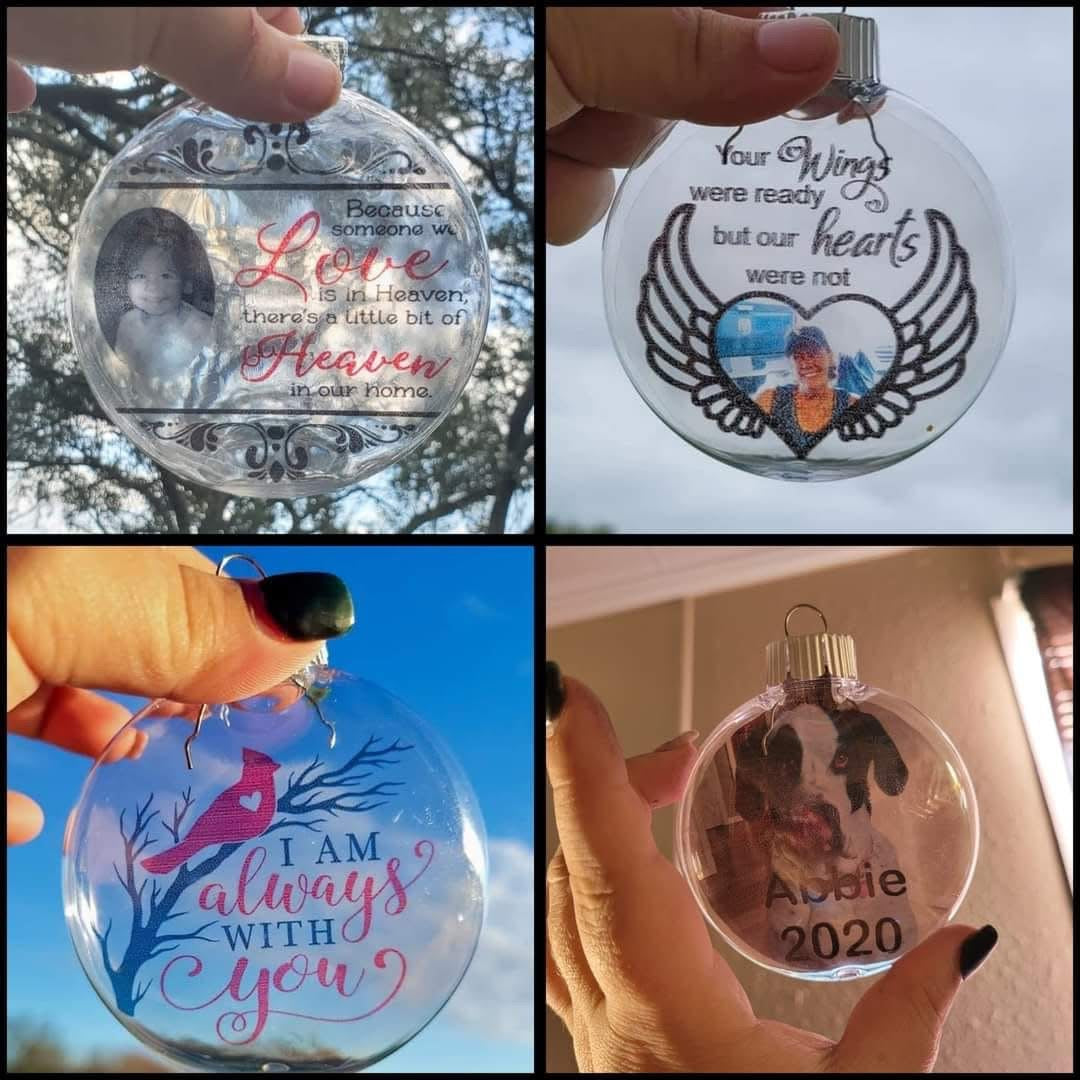 Personalized floating ornament