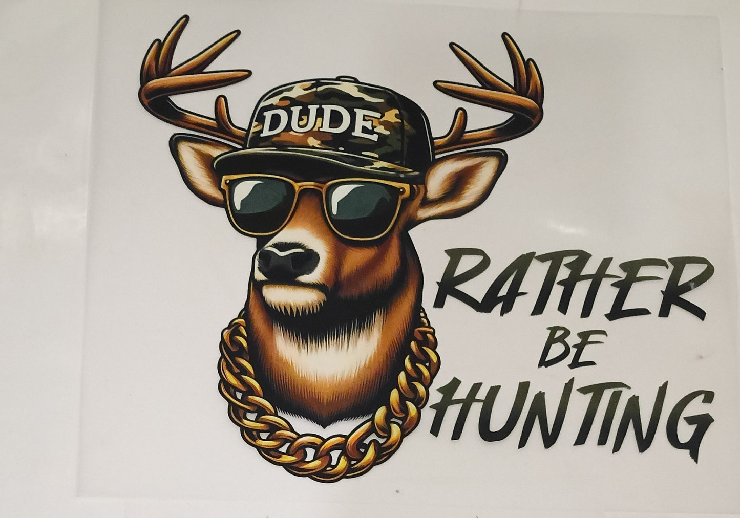 Hunting T-shirt transfers