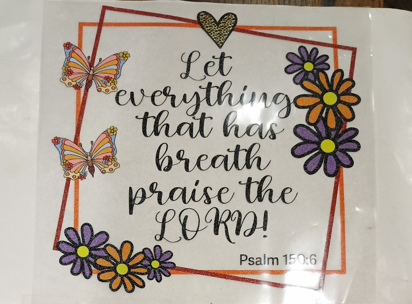 More Faith T-shirt transfers