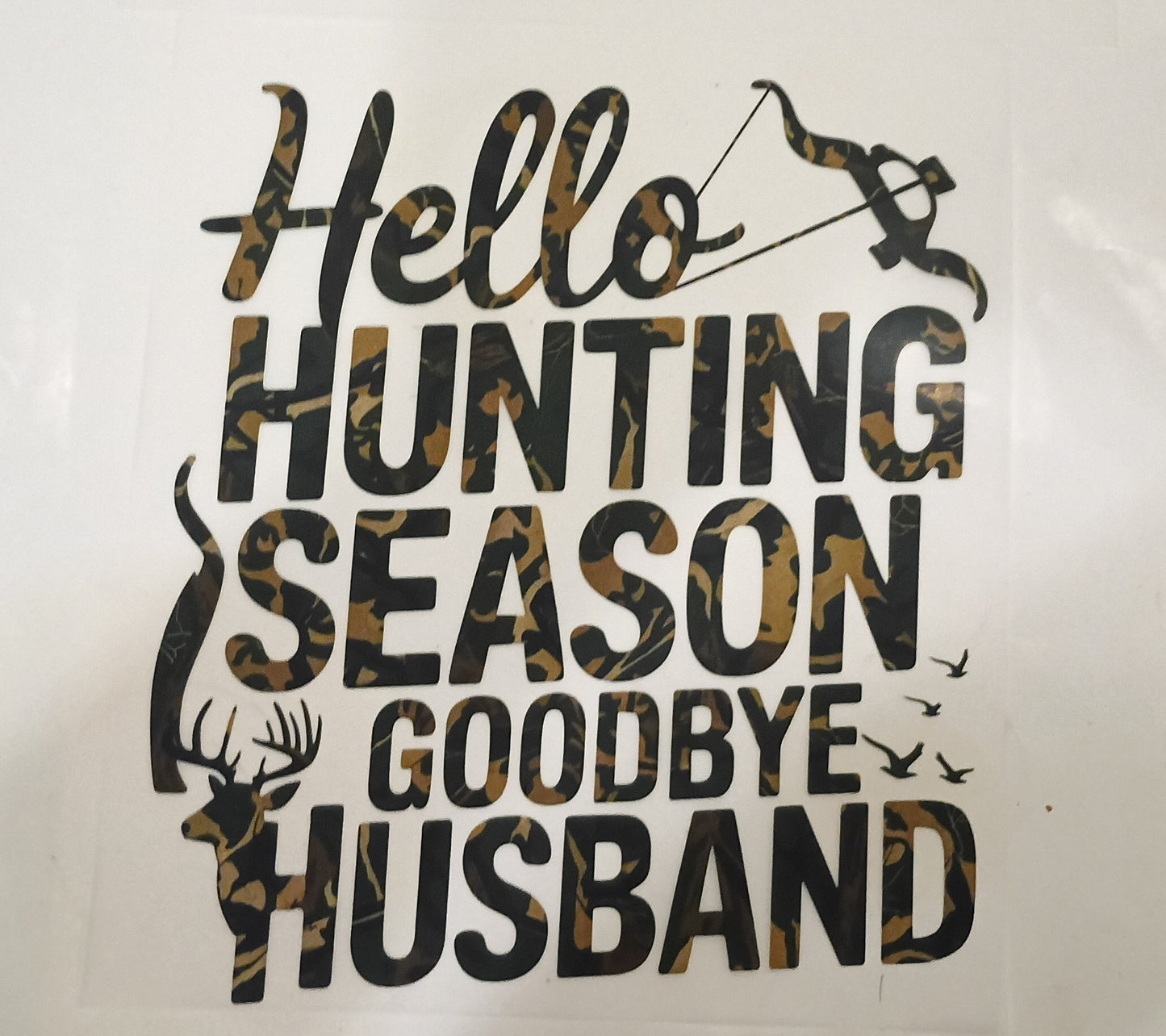 Hunting T-shirt transfers
