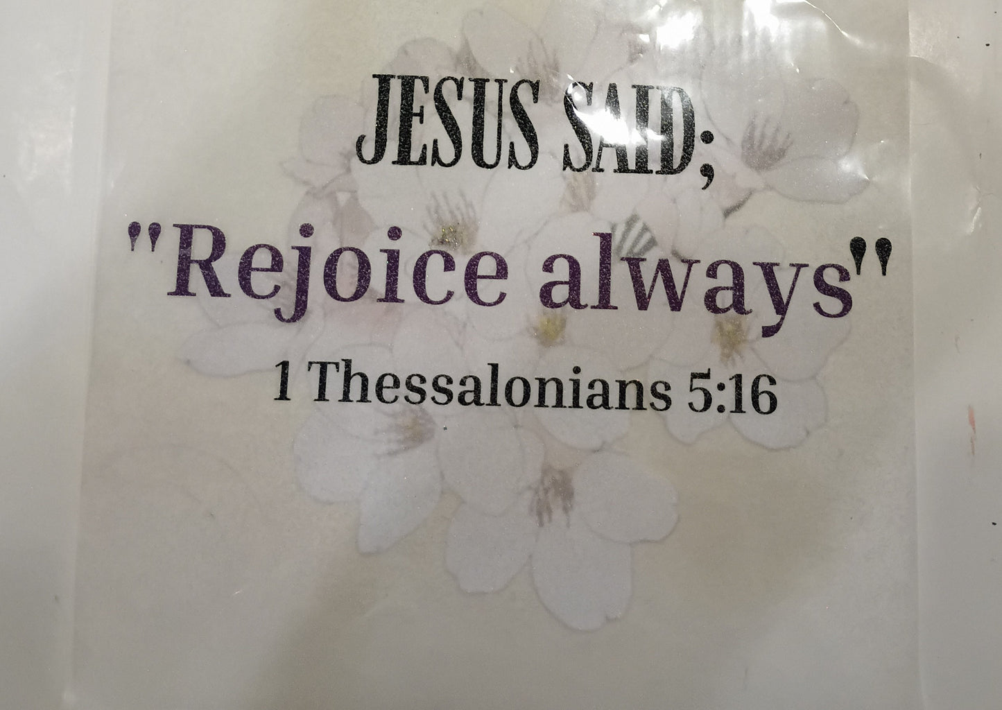 More Faith T-shirt transfers