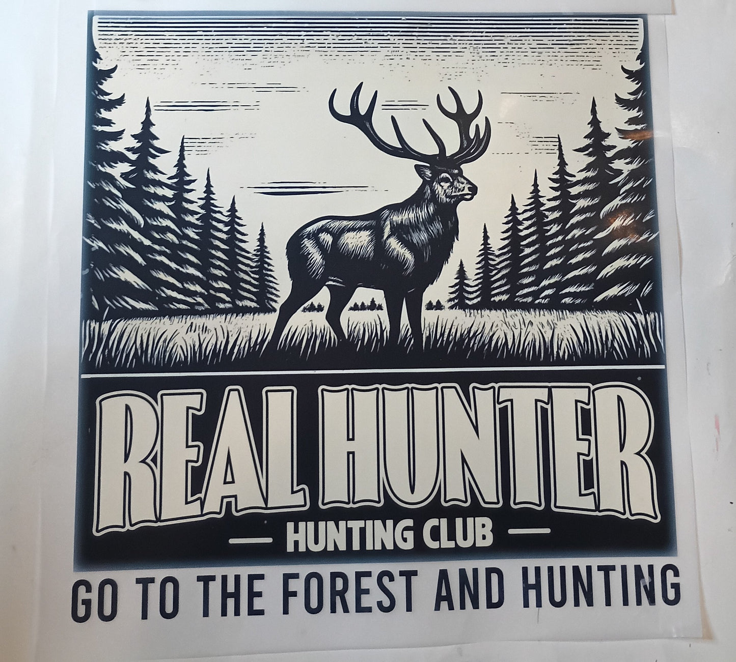 Hunting T-shirt transfers