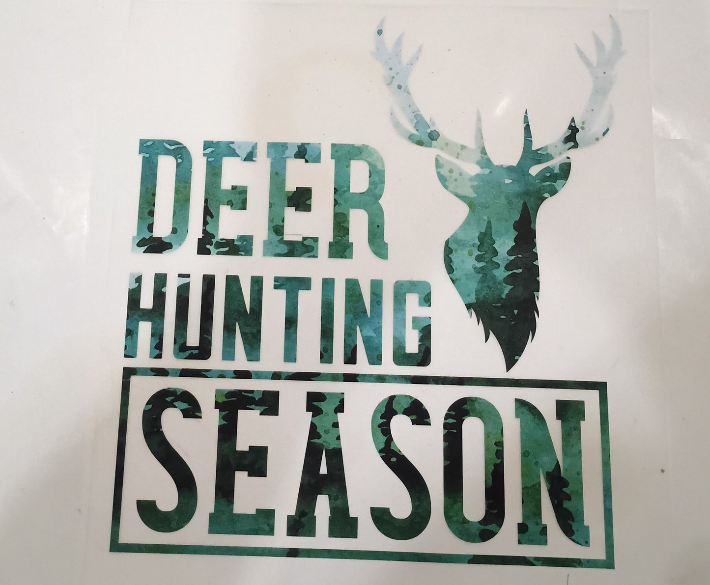 Hunting T-shirt transfers