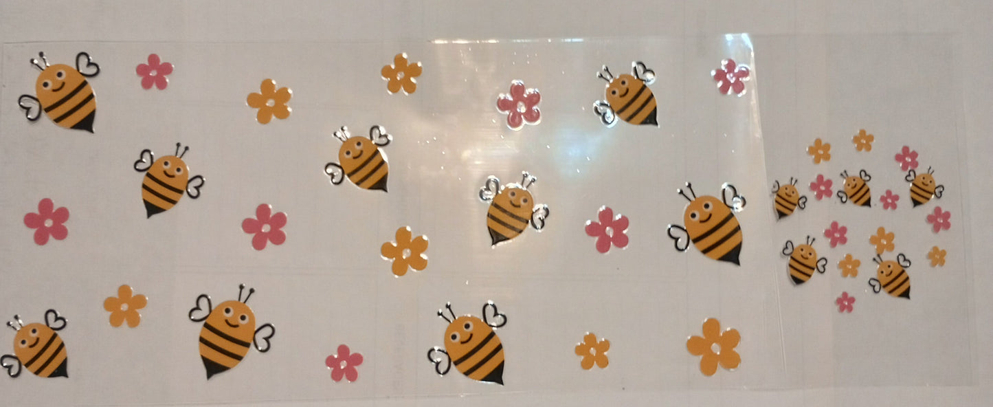 Butterflies and Flowers Cup Wraps