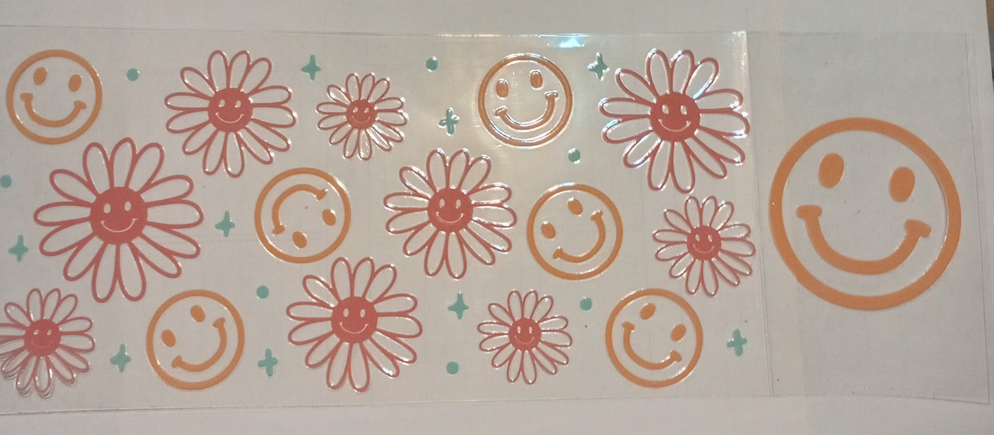 Butterflies and Flowers Cup Wraps
