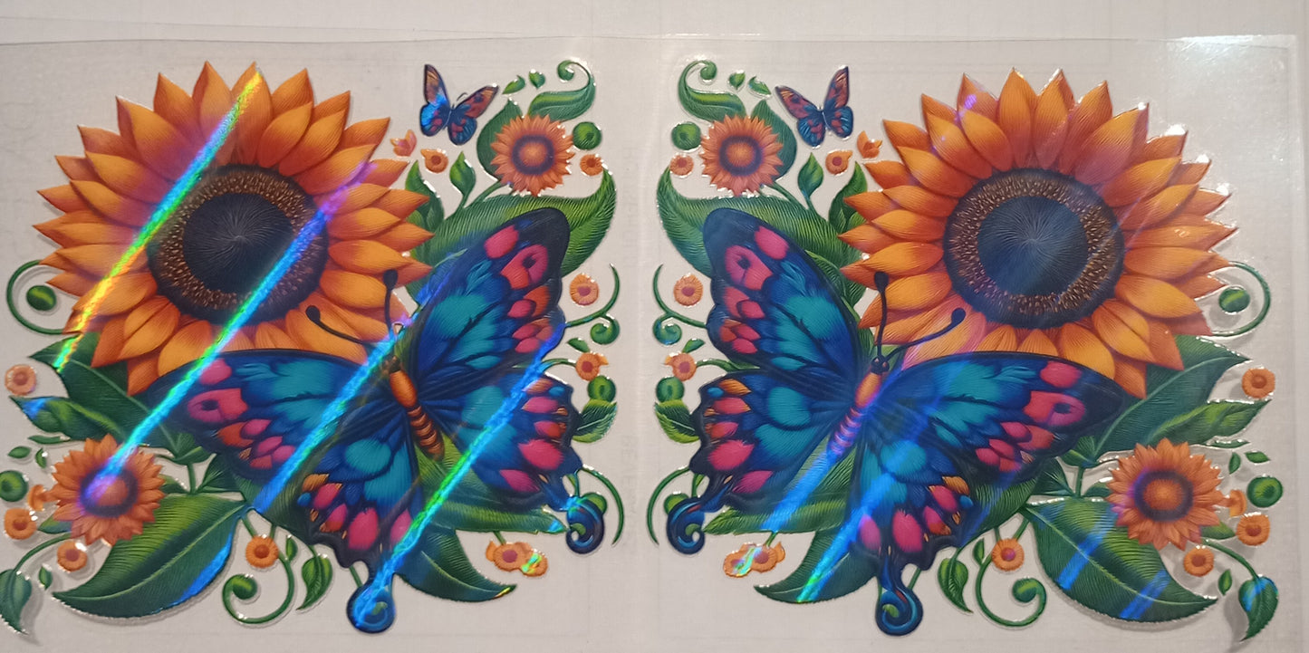 Butterflies and Flowers Cup Wraps