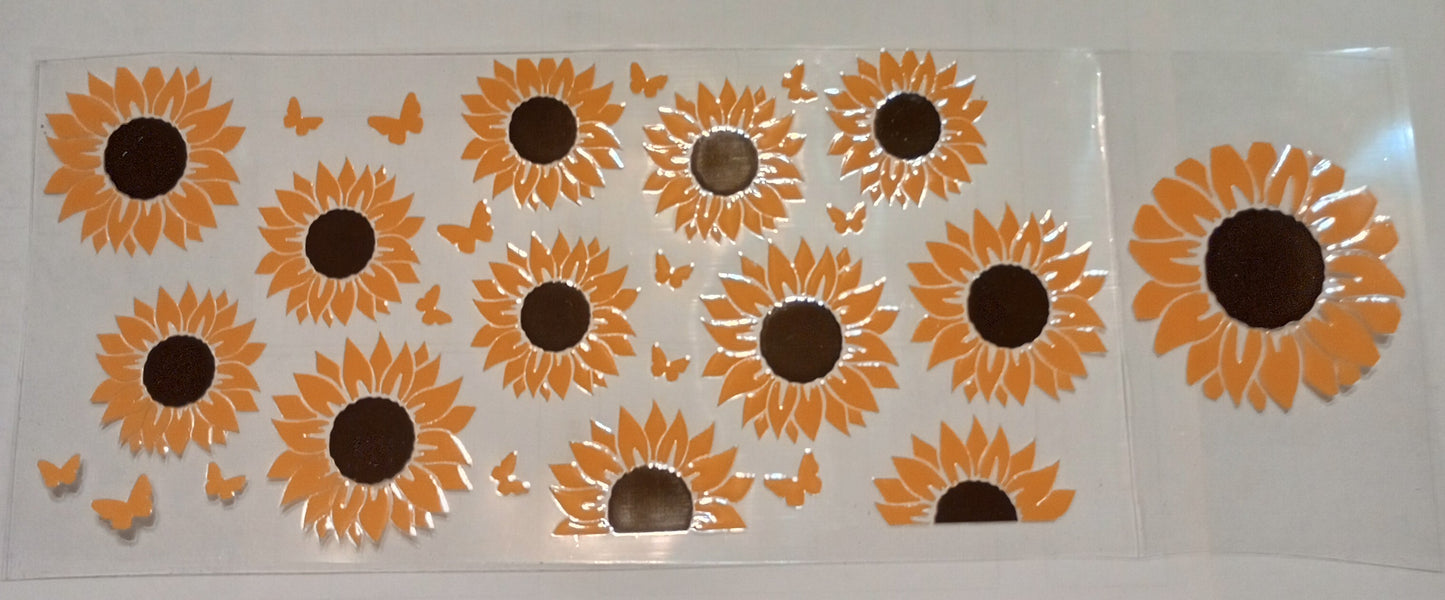 Butterflies and Flowers Cup Wraps