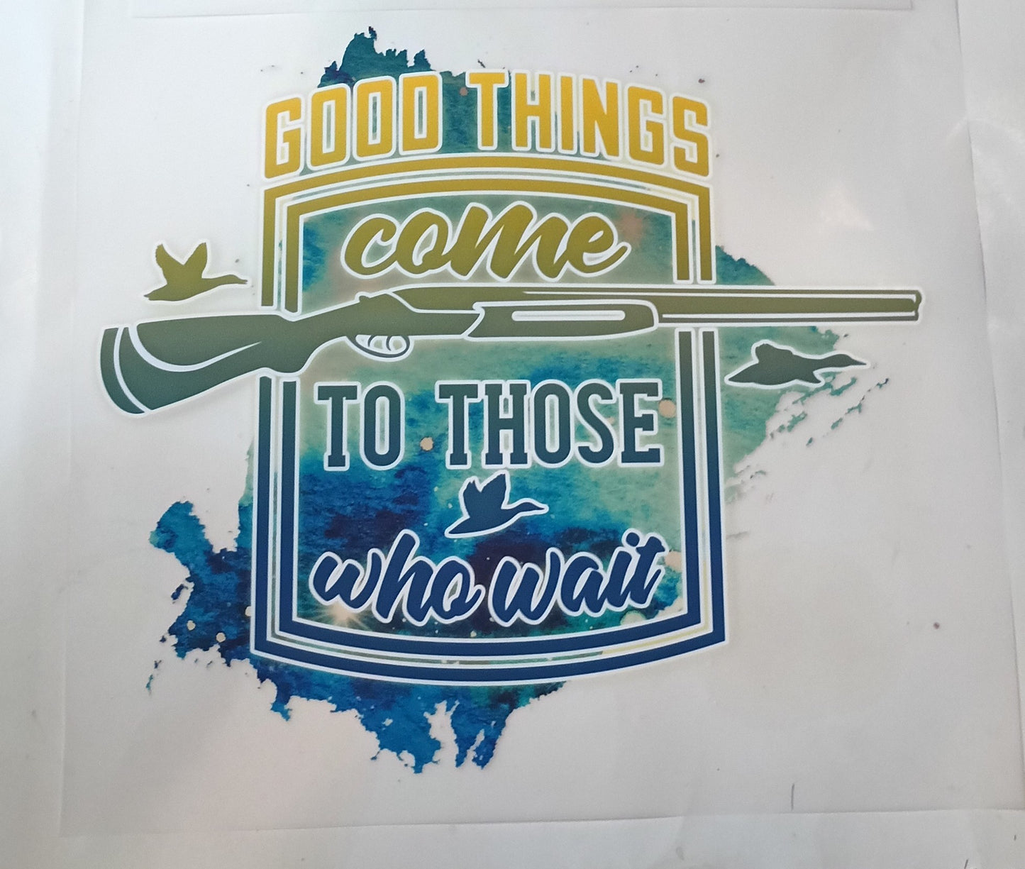 Hunting T-shirt transfers