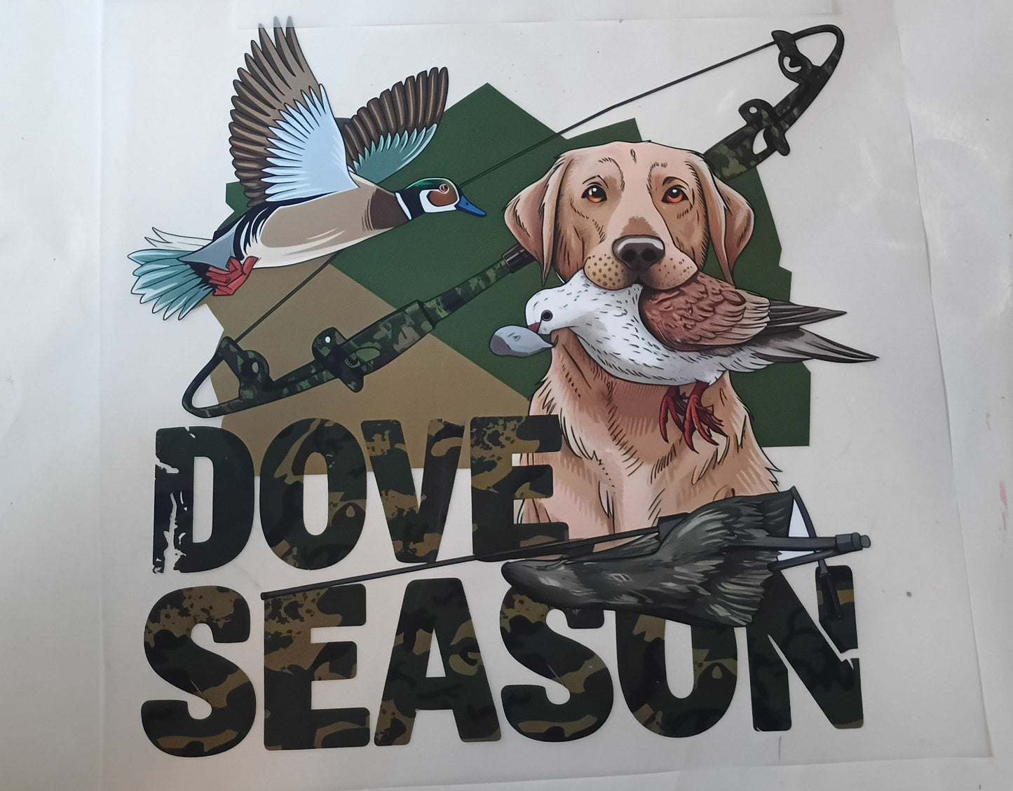 Hunting T-shirt transfers