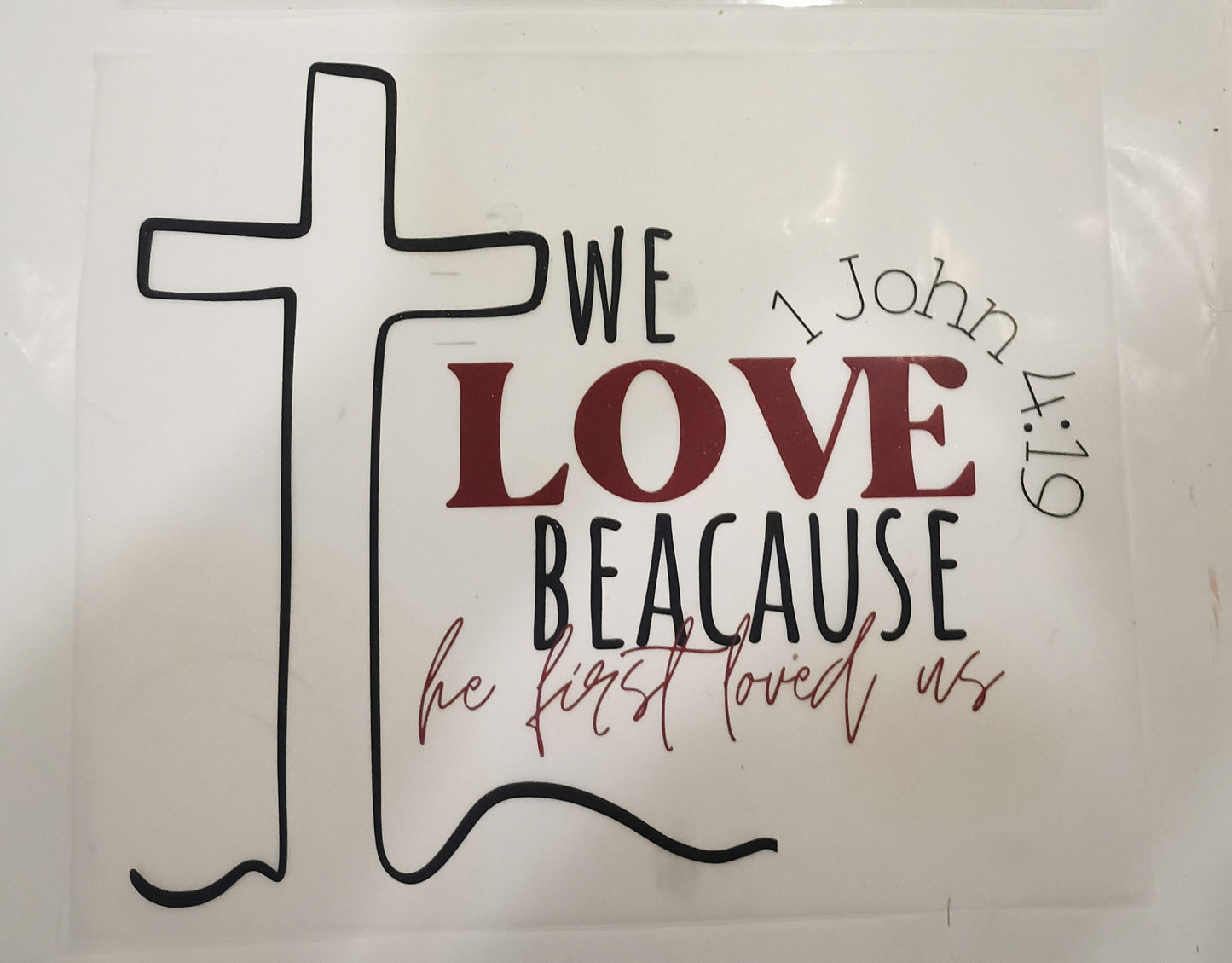More Faith T-shirt transfers