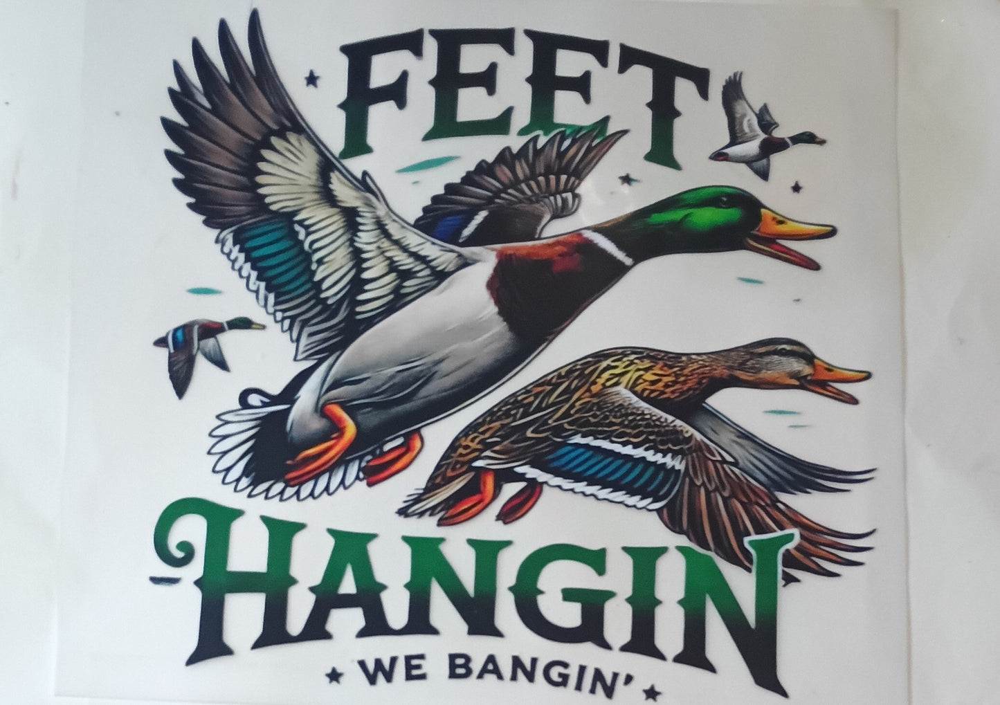 Hunting T-shirt transfers