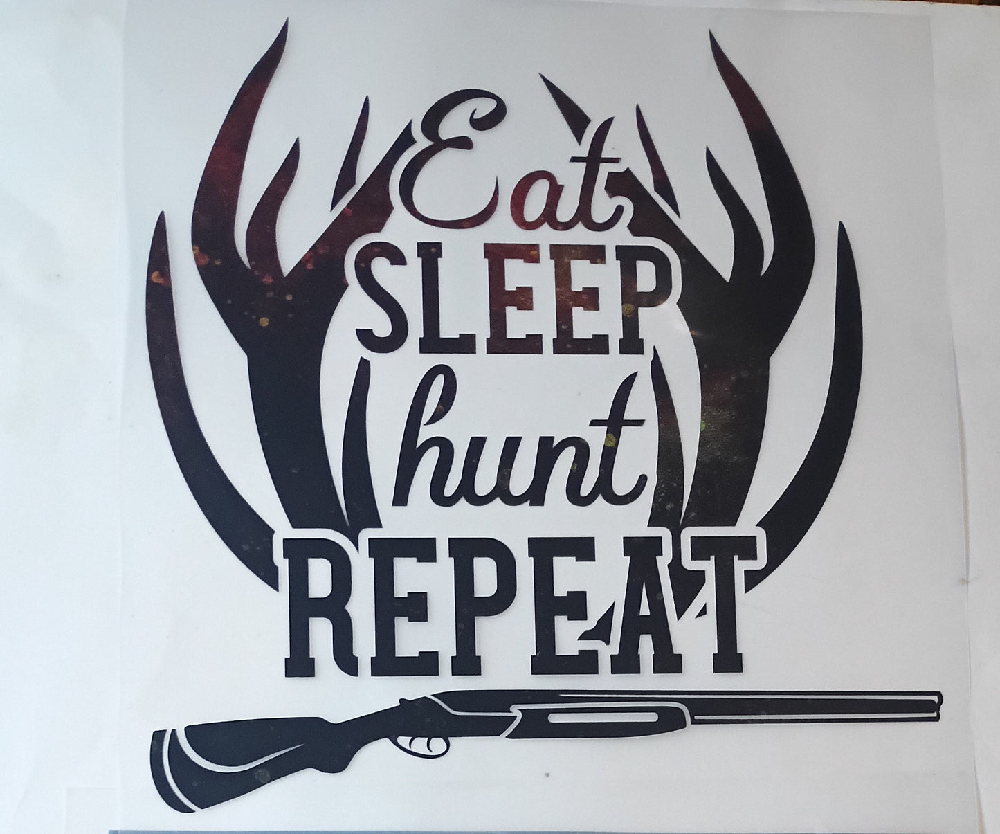 Hunting T-shirt transfers