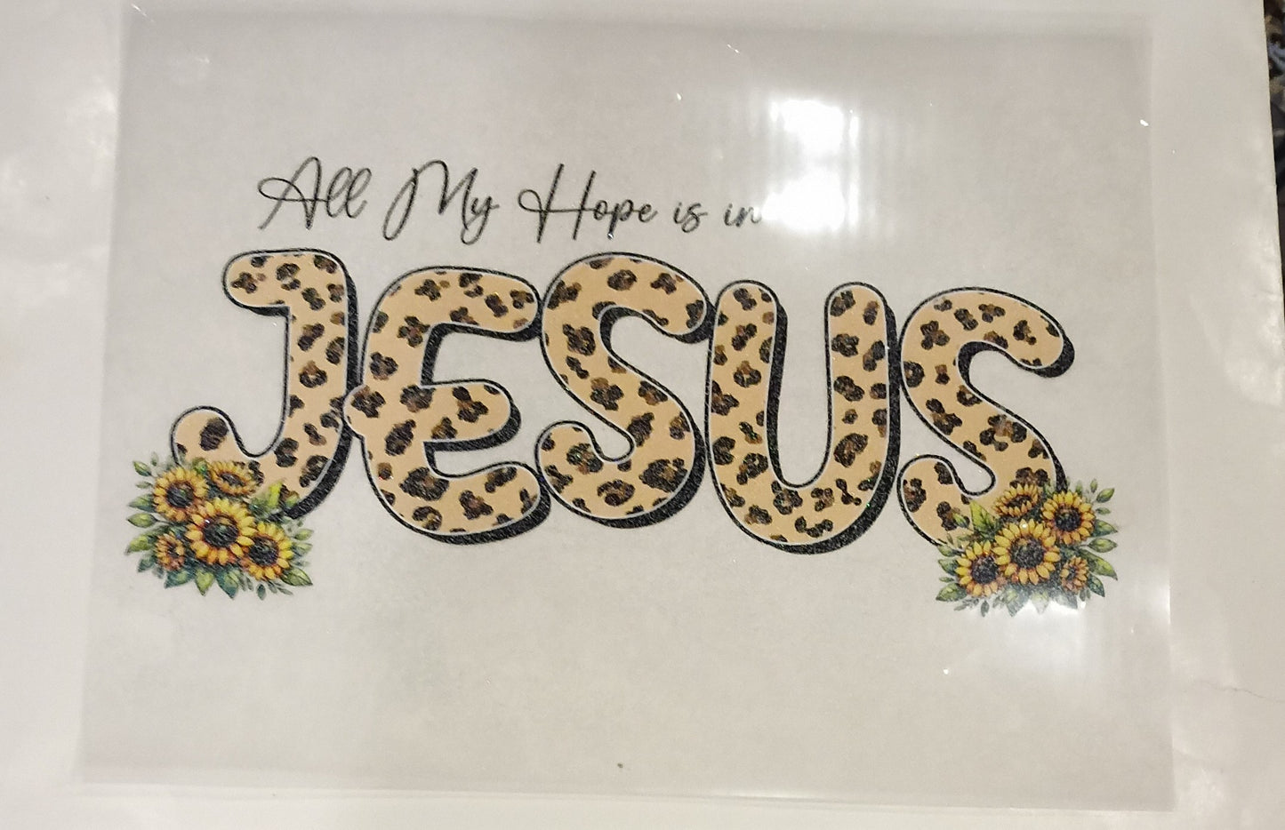 More Faith T-shirt transfers