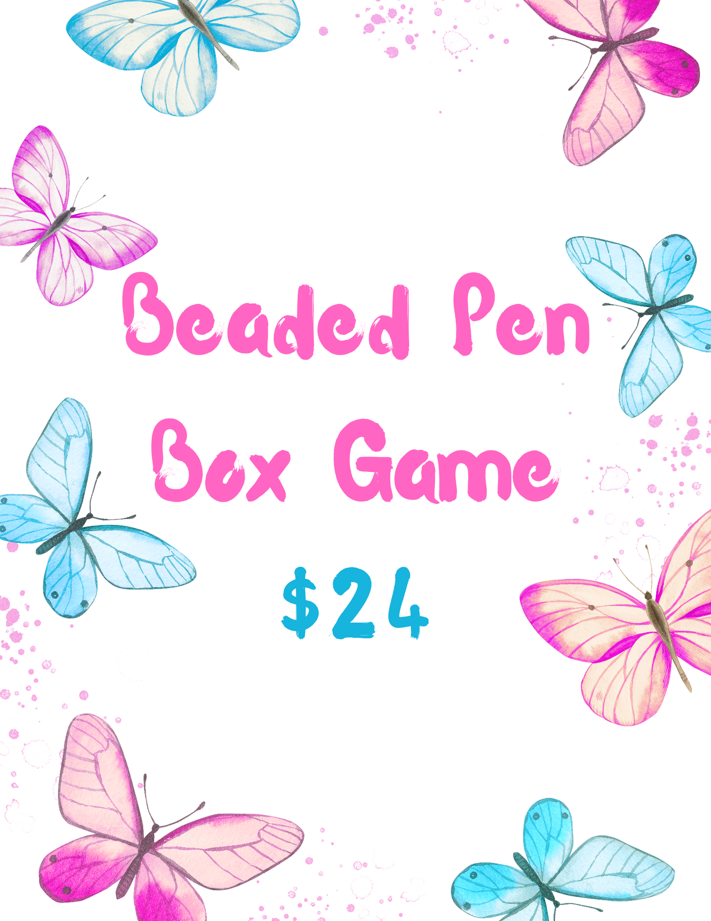 Beaded Pen Box game