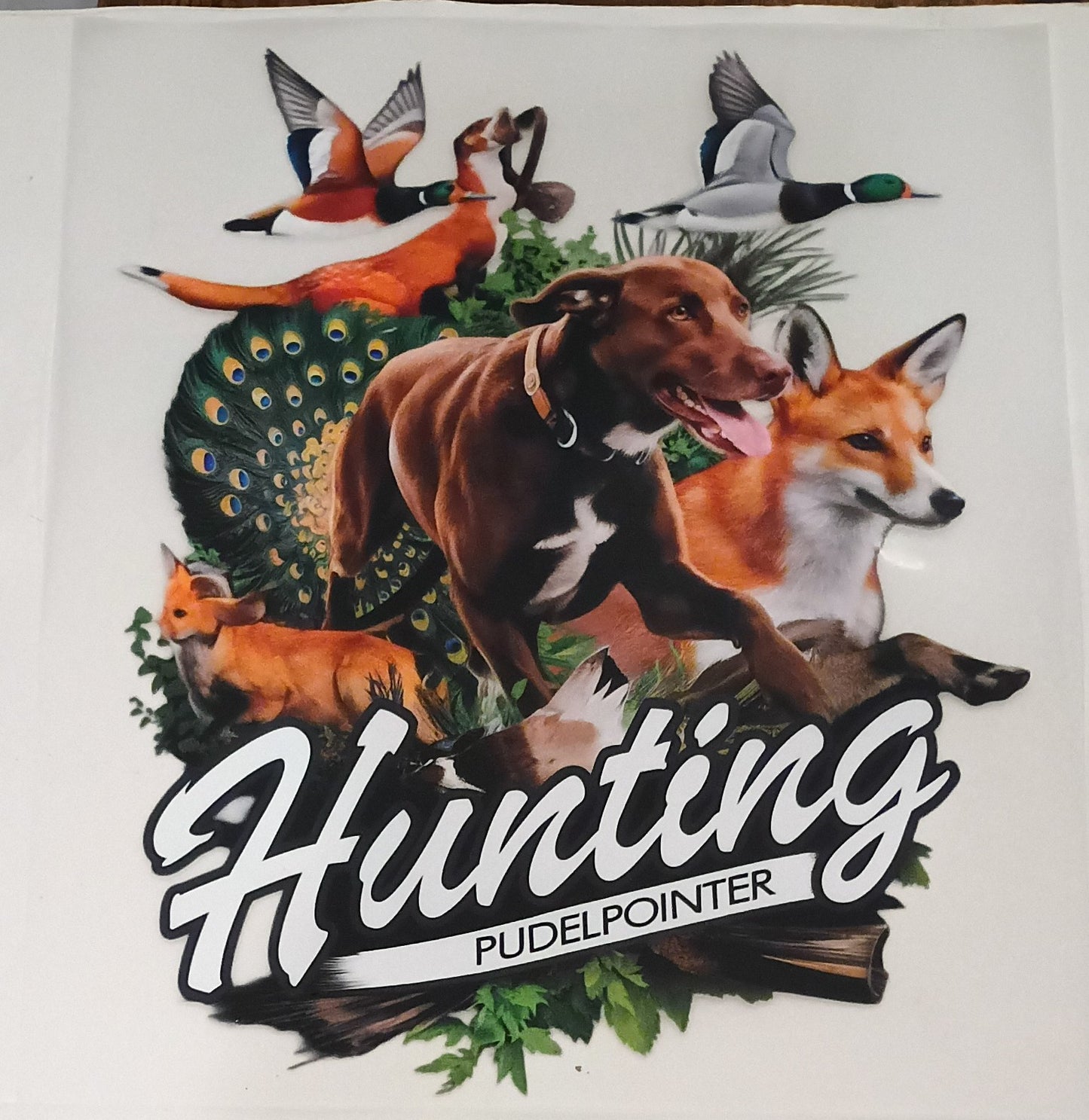 Hunting T-shirt transfers