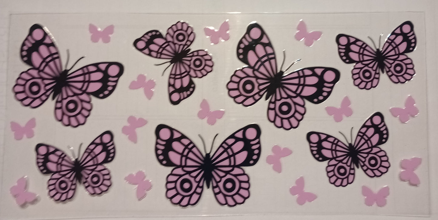 Butterflies and Flowers Cup Wraps