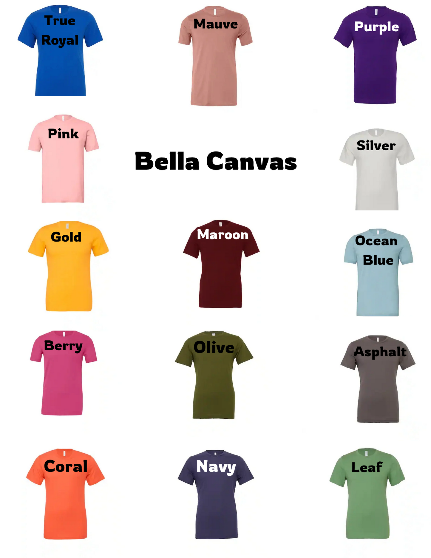 013 Bella Canvas Adult T-shirt