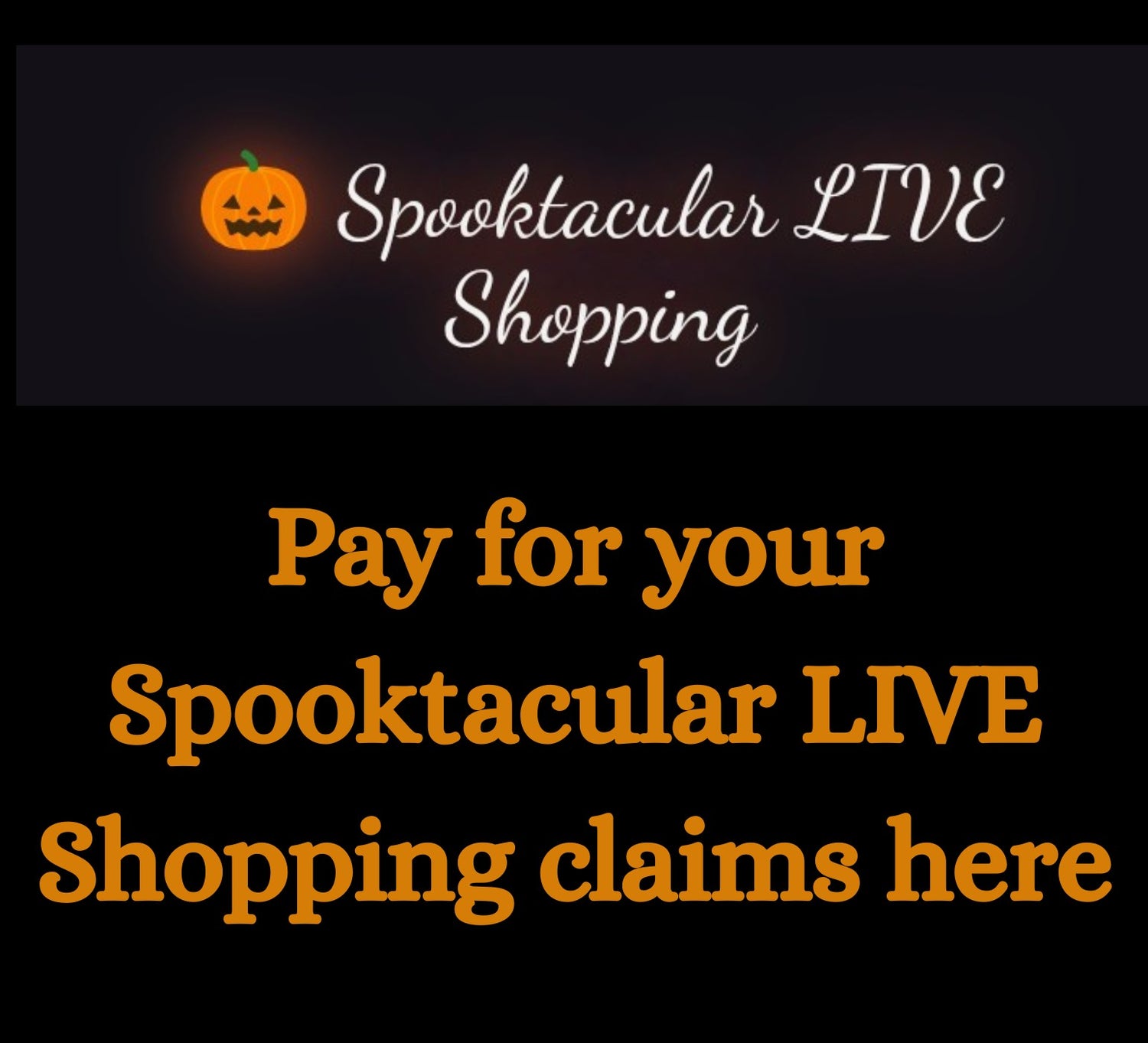 Spooktacular LIVE Shopping