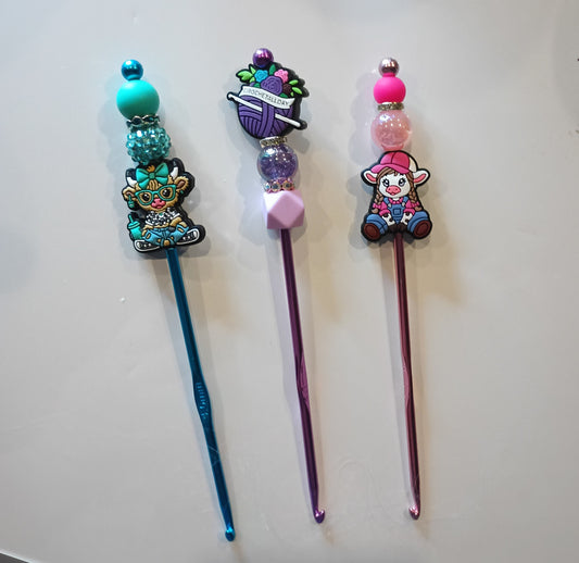 Beaded crochet hook