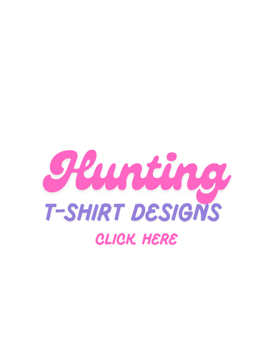Hunting T-shirt transfers