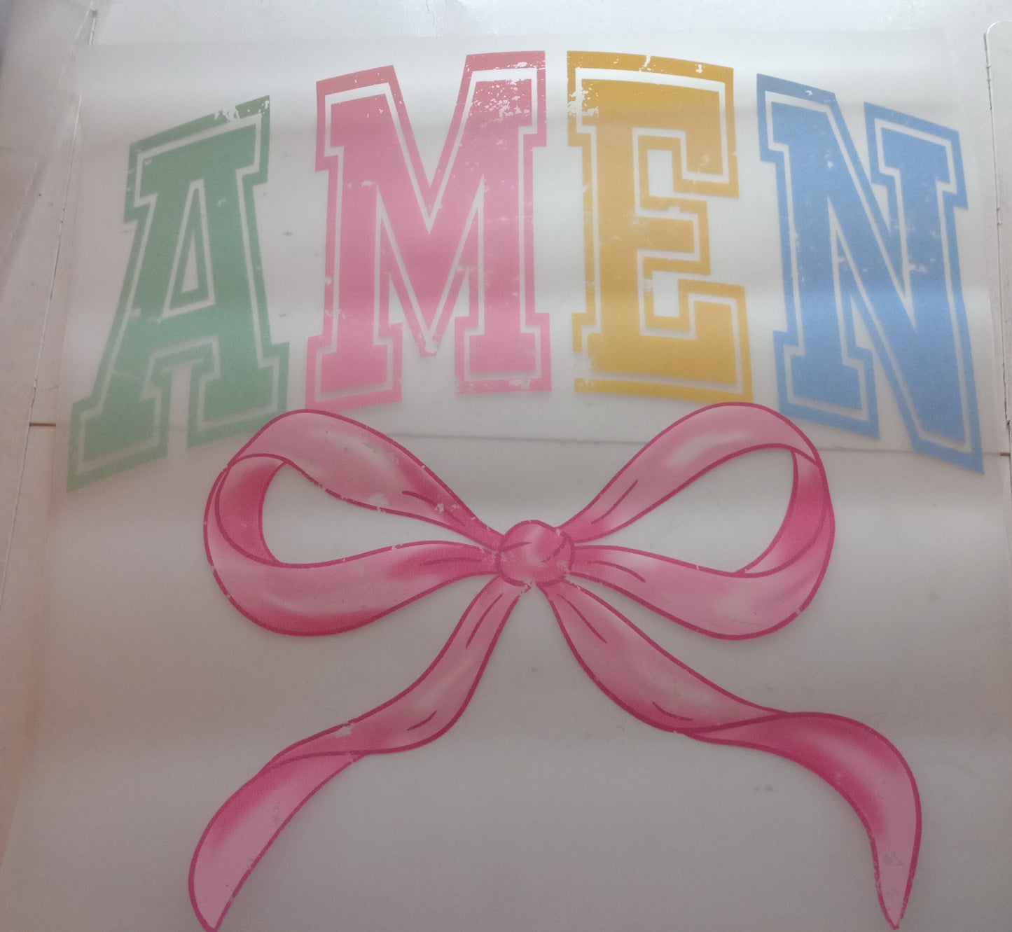 Faith T-shirt transfers