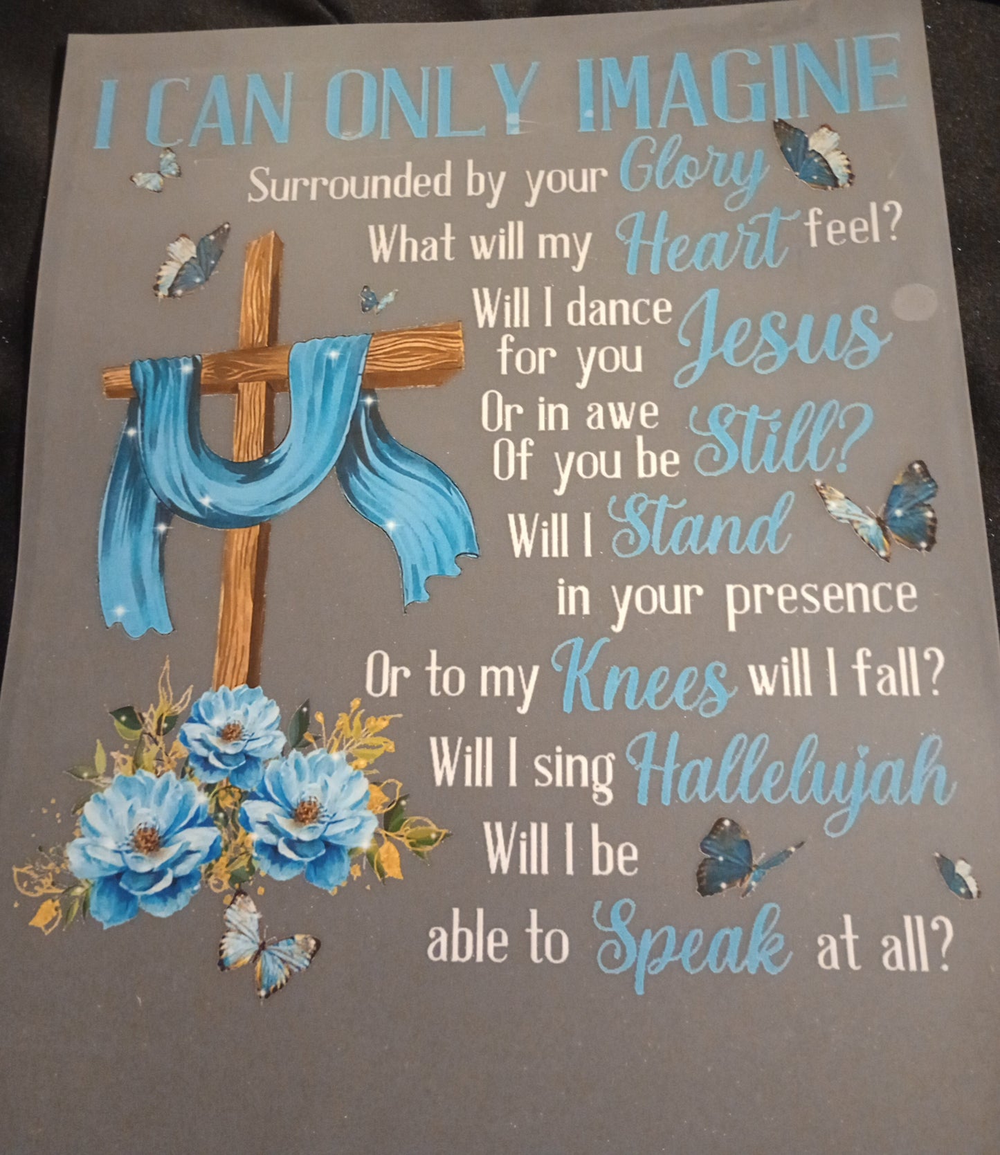 Faith T-shirt transfers