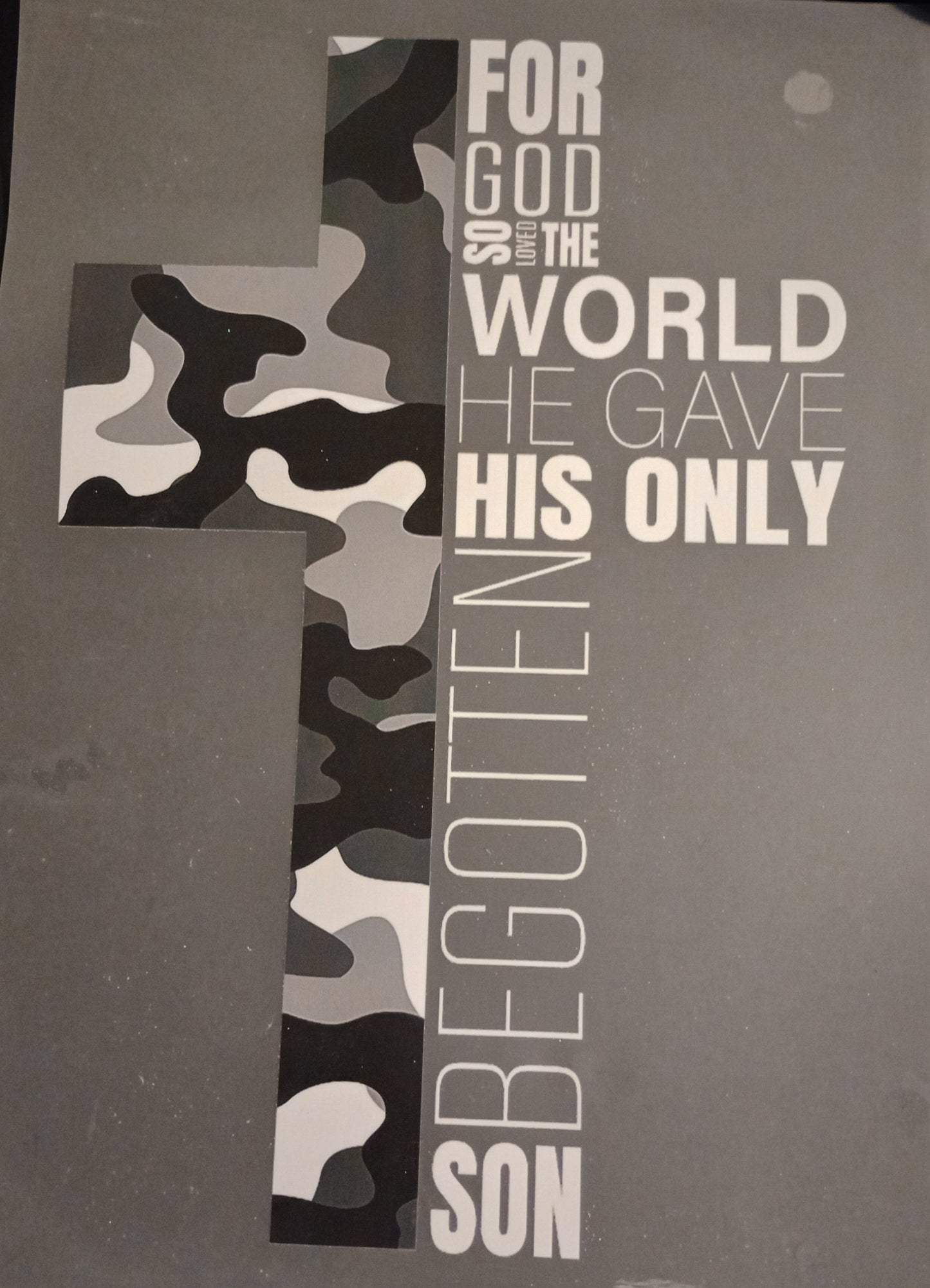 Faith T-shirt transfers