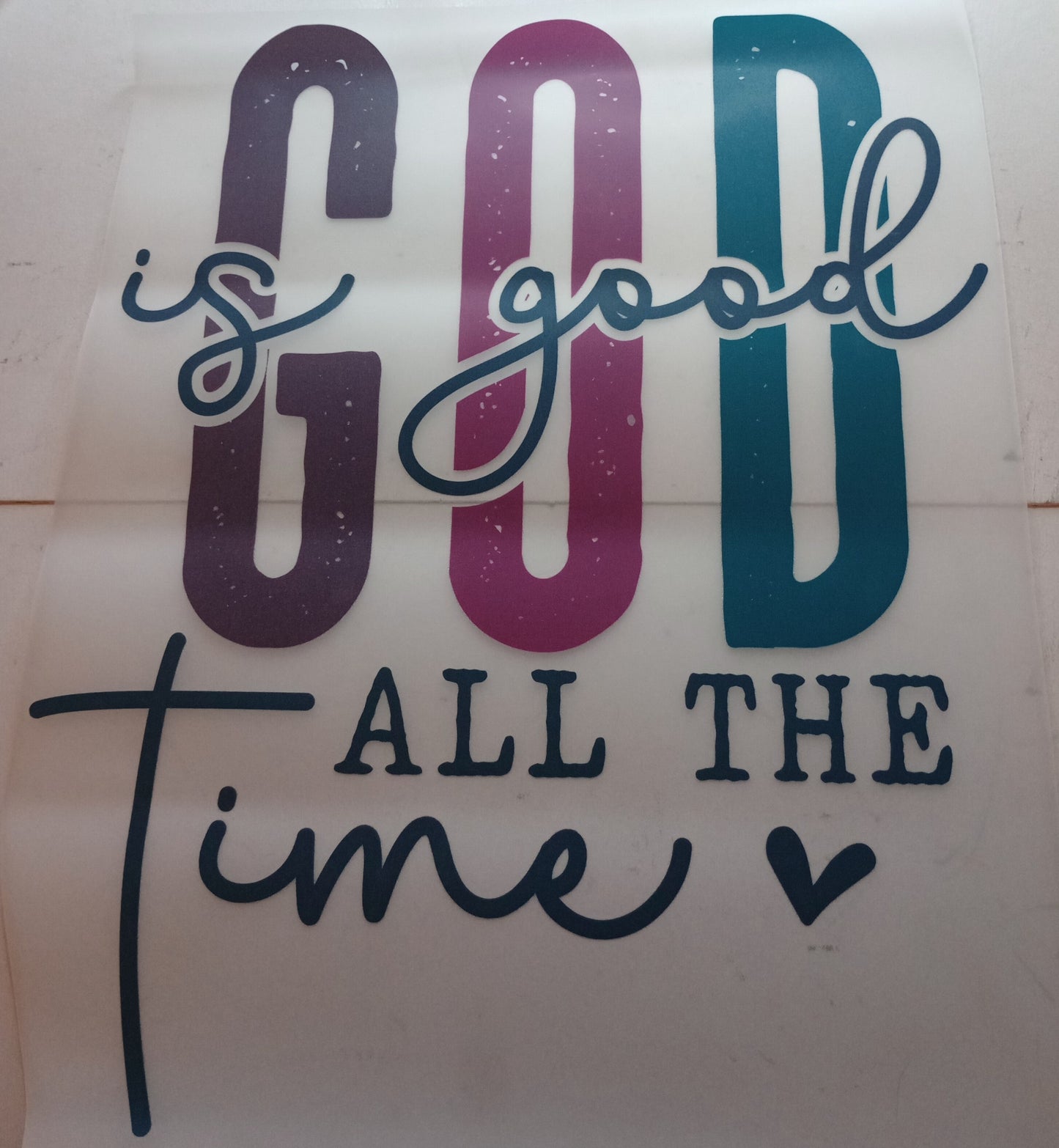 Faith T-shirt transfers