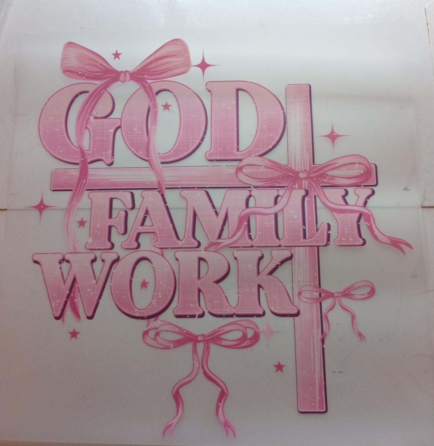 Faith T-shirt transfers