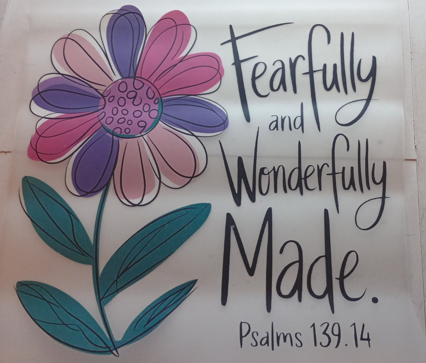 Faith T-shirt transfers